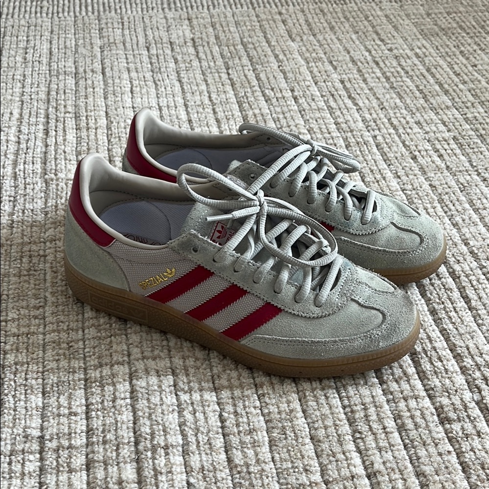 Adidas Spezials Gray and Red